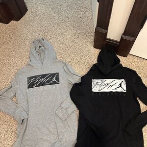Lot of 2 hooded long sleeve tees! Never worn